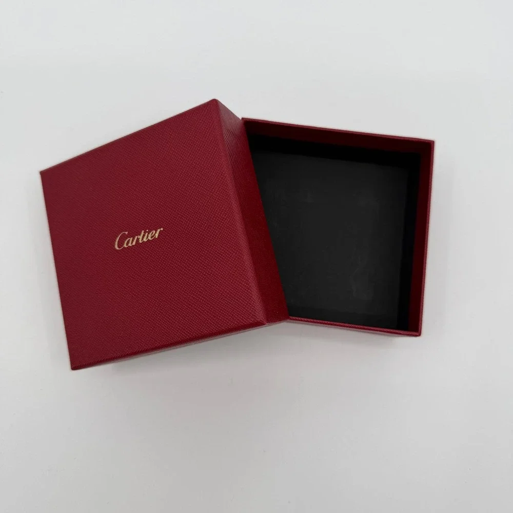 Cartier EMPTY Red Gift Box Authentic Cardboard Lidded Box Jewelry Watch Bracelet